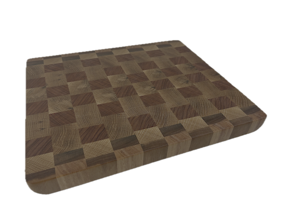 End Grain Cutting Board 374 x 330 x 23mm