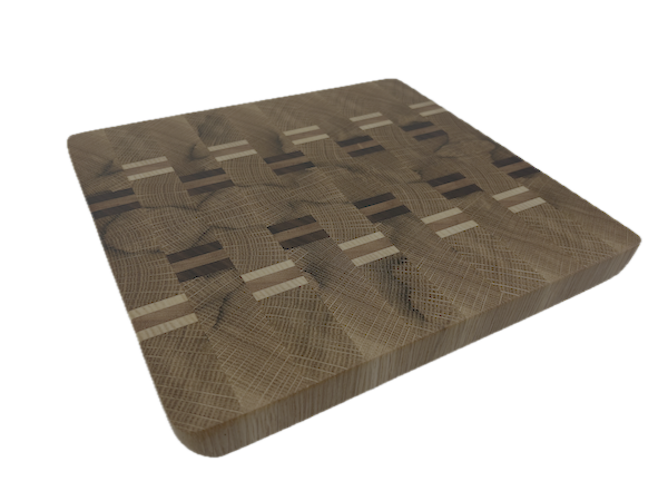 End Grain Cutting Board 299 x 275 x 27mm