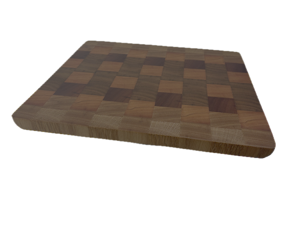 End Grain Cutting Board 376 x 324 x 23mm