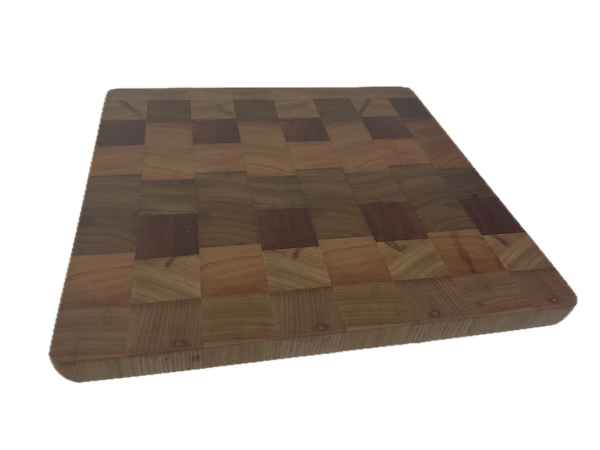 End Grain Cutting Board 335 x 324 x 23mm