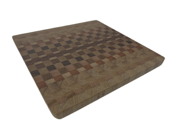 End Grain Cutting Board 326 x 313 x 23mm