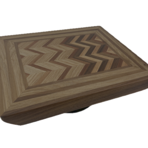 3D End Grain Cutting Board 330 x 272 x 37mm