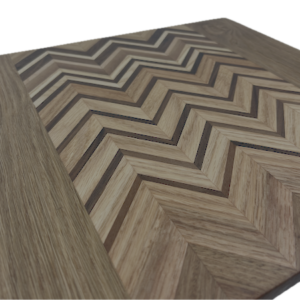 3D End Grain Cutting Board 438 x 381 x 22mm