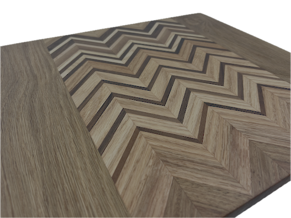 3D End Grain Cutting Board 438 x 381 x 22mm