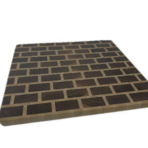 End Grain Cutting Board 426 x 390 x 23mm