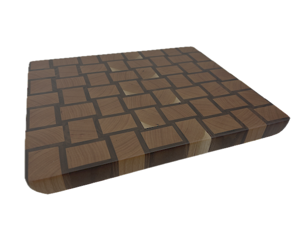 End Grain Cutting Board 347 x 292 x 28mm