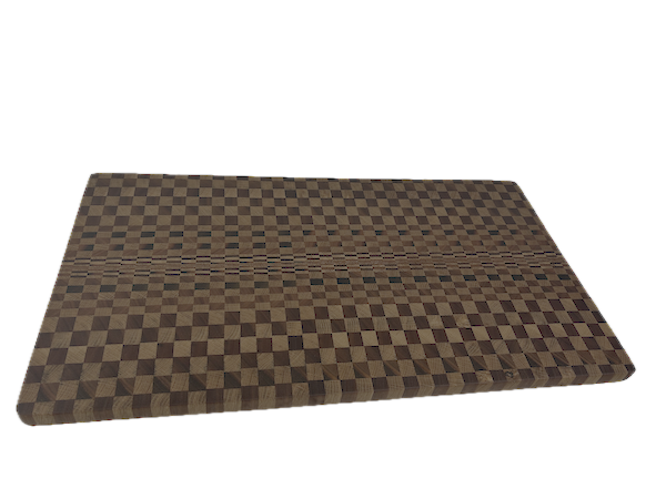3D End Grain Cutting Board 678 x 384 x 23mm