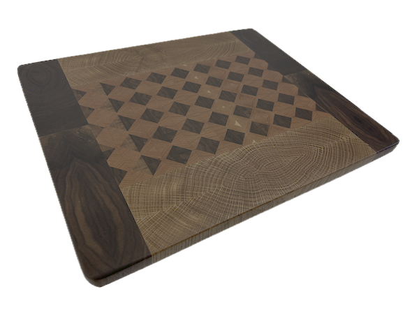 End Grain Cutting Board 410 x 350 x 20mm
