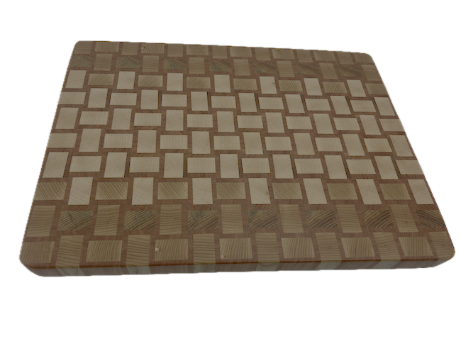 End Grain Cutting Board 410 x 308 x 29mm
