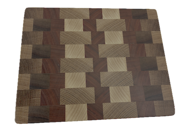 End Grain Cutting Board 265 x 215 x 30mm