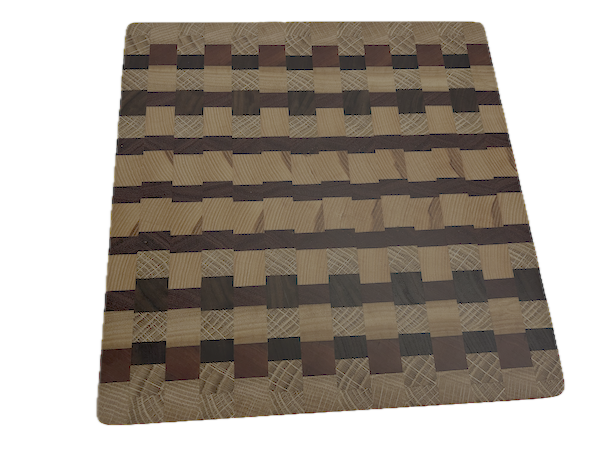 End Grain Cutting Board 290 x 285 x 24mm