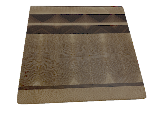 End Grain Cutting Board 300 x 295 x 24mm