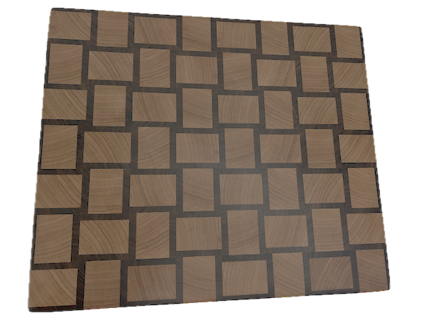 End Grain Cutting Board 390x 330 x 30mm