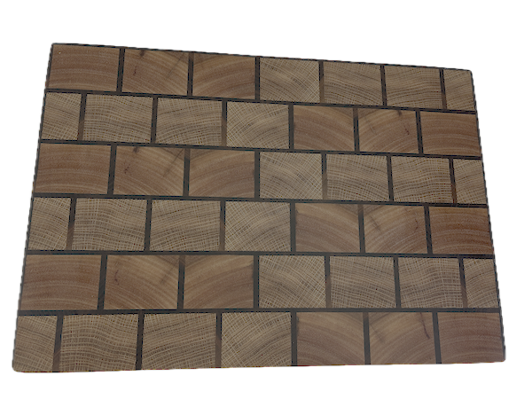 End Grain Cutting Board 420 x 290 x 30mm