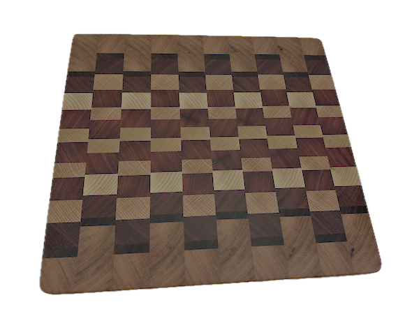 End Grain Cutting Board 300 x 280 x 25mm