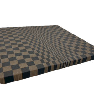 3D End Grain Cutting Board 370 x 340 x 24mm