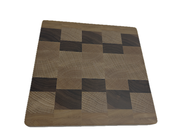 End Grain Cutting Board 290 x 285 x 30mm
