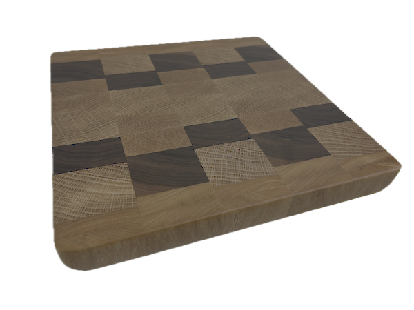 End Grain Cutting Board 290 x 285 x 30mm - Image 2