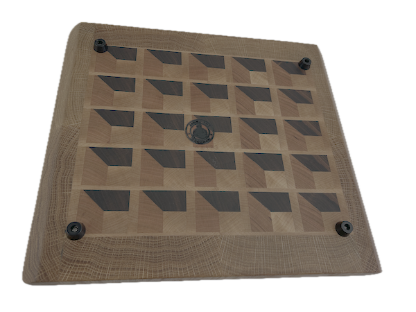 3D End Grain Cutting Board 330 x 290 x 29mm - Image 4
