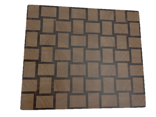 End Grain Cutting Board 390x 330 x 30mm