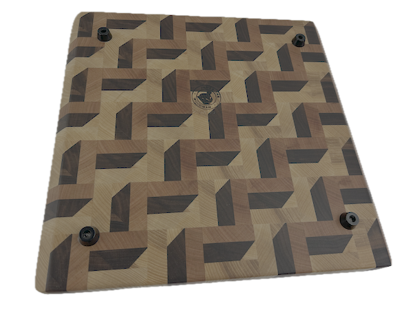 3D End Grain Cutting Board 305 x 295 x 30mm - Image 4