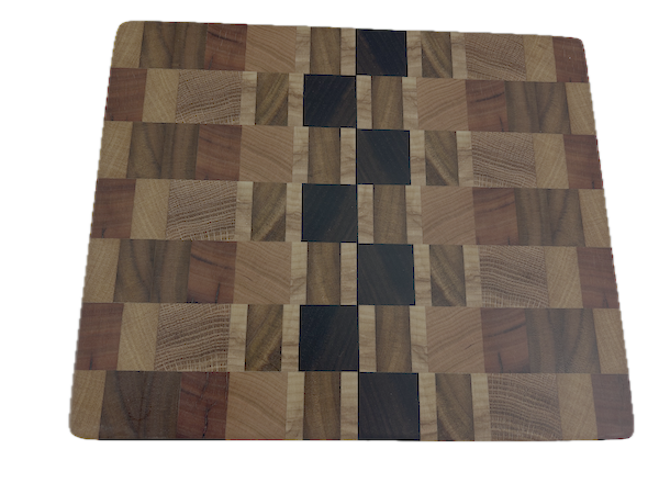 End Grain Cutting Board 290 x 240 x 23mm