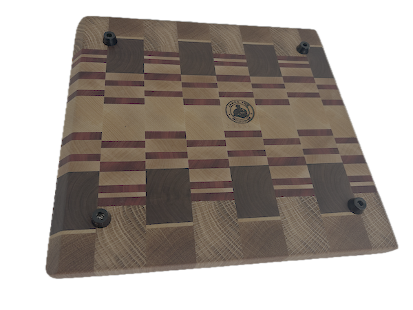 End Grain Cutting Board 305 x 285 x 24mm - Image 4