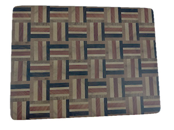 End Grain Cutting Board 340 x 265 x 24mm