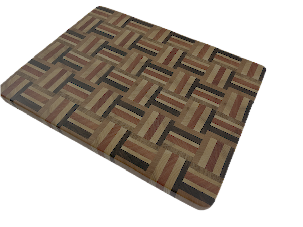 End Grain Cutting Board 340 x 265 x 24mm - Image 3