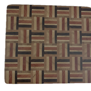 End Grain Cutting Board 300 x 265 x 24mm