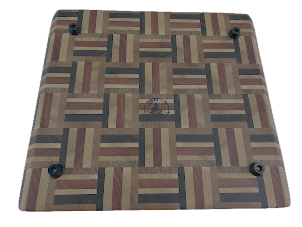 End Grain Cutting Board 300 x 265 x 24mm - Image 4